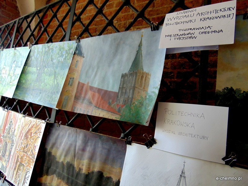 Wystawa poplenerowa prac studentów architektury