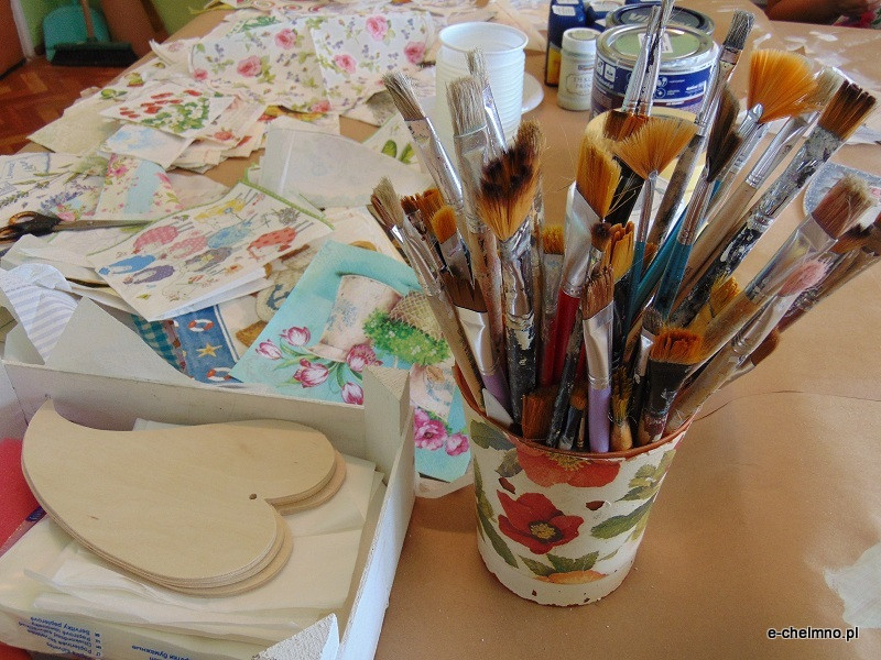 Warsztaty decoupage?u w ChDK