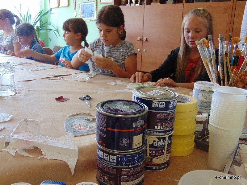 Warsztaty decoupage?u w ChDK