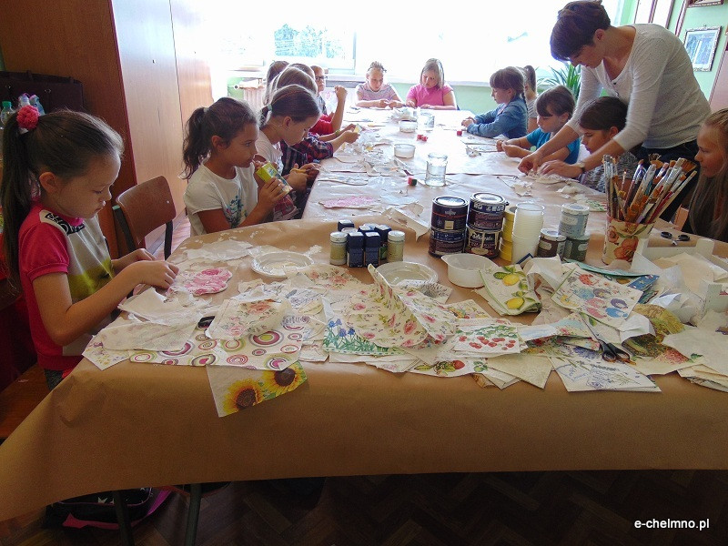 Warsztaty decoupage?u w ChDK