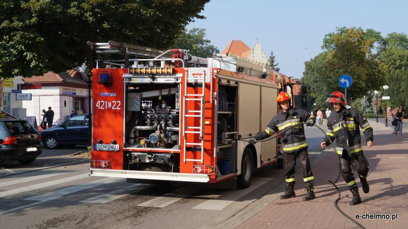 Alarm w chełmińskim banku