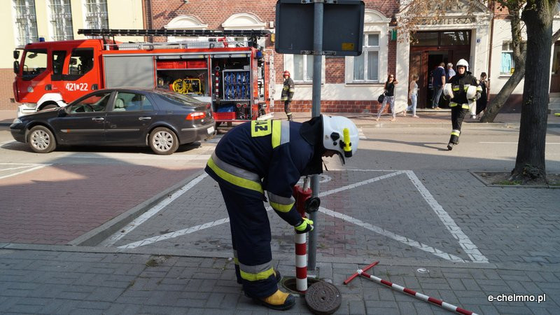 Alarm w chełmińskim banku
