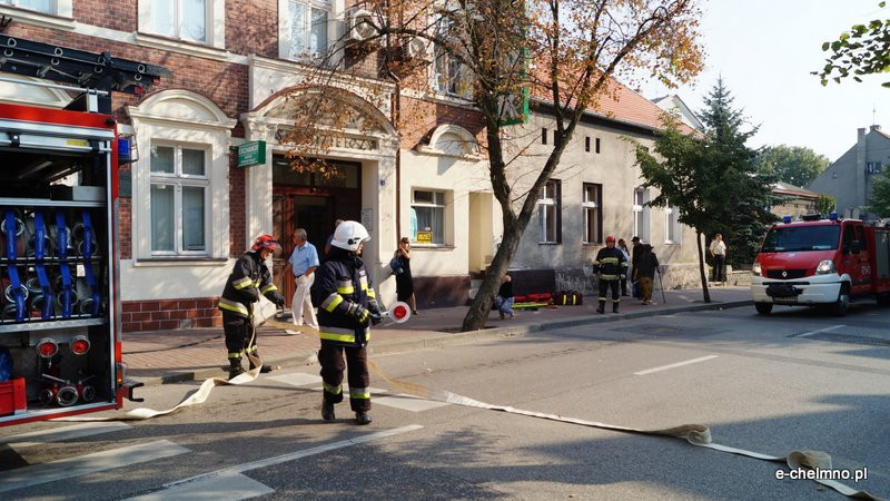 Alarm w chełmińskim banku