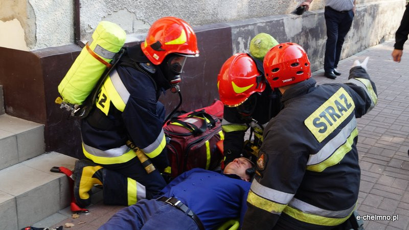 Alarm w chełmińskim banku