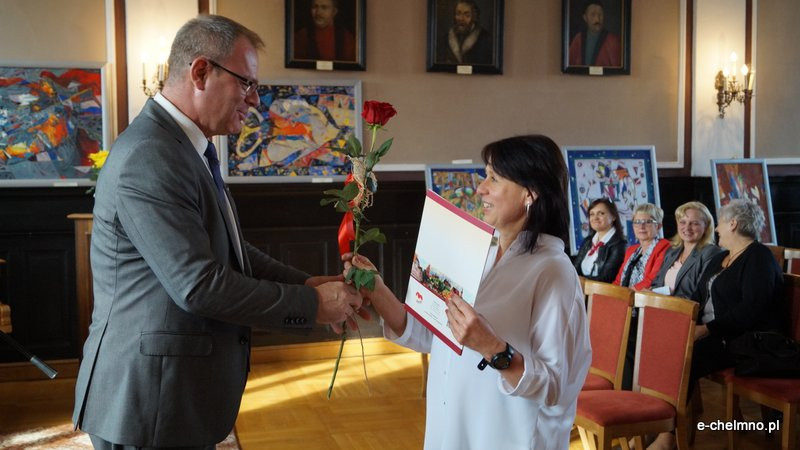 Burmistrz Miasta Chełmna wyróżnił najlepszych nauczycieli