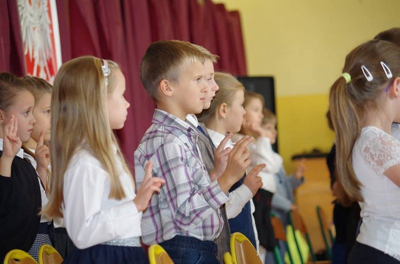 Ślubowanie pierwszoklasisty w ?Czwórce?