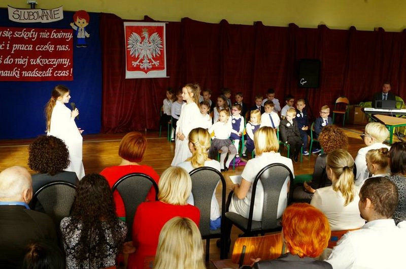 Ślubowanie pierwszoklasisty w ?Czwórce?