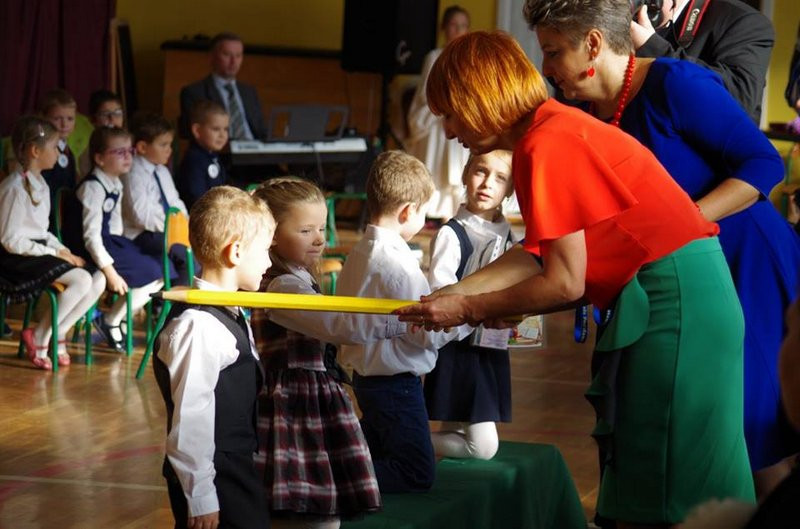 Ślubowanie pierwszoklasisty w ?Czwórce?