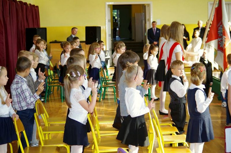 Ślubowanie pierwszoklasisty w ?Czwórce?