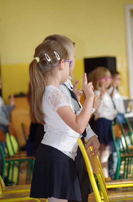 Ślubowanie pierwszoklasisty w ?Czwórce?