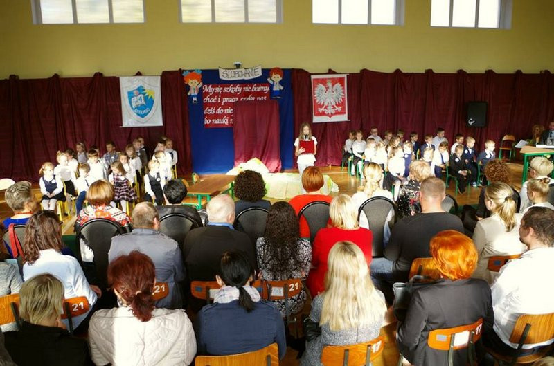 Ślubowanie pierwszoklasisty w ?Czwórce?