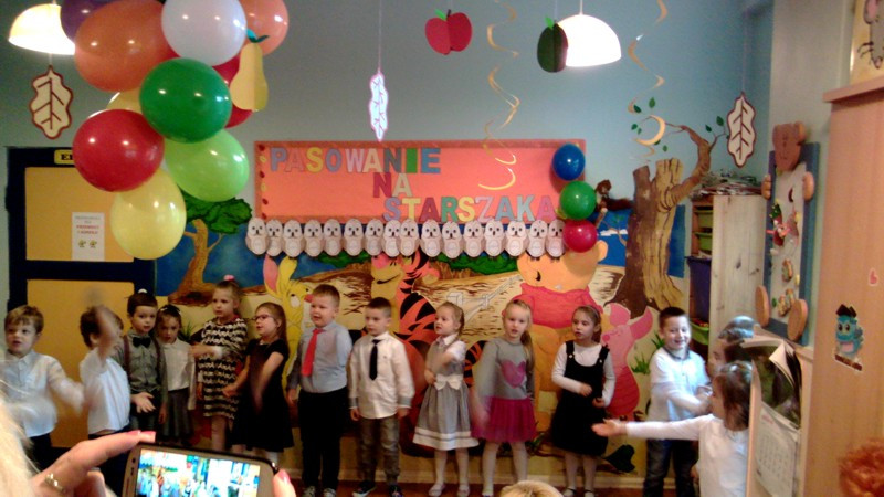 Pasowanie na starszaka w Przedszkolu 