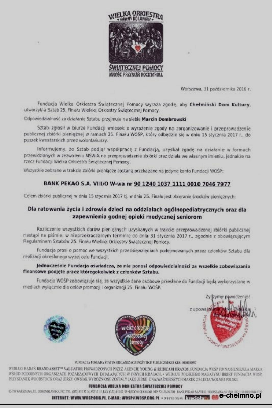 Spotkanie organizacyjne Sztabu Wielkiej Orkiestry Świątecznej Pomocy