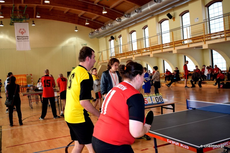 Relacja z XV Kujawsko-Pomorskiego Turnieju Tenisa Stołowego Olimpiad Specjalnych w Chełmnie