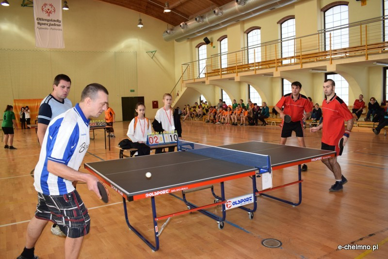 Relacja z XV Kujawsko-Pomorskiego Turnieju Tenisa Stołowego Olimpiad Specjalnych w Chełmnie