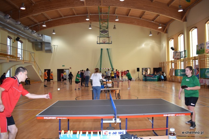 Relacja z XV Kujawsko-Pomorskiego Turnieju Tenisa Stołowego Olimpiad Specjalnych w Chełmnie