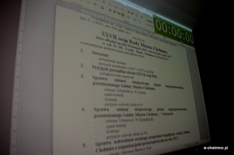 XXVII sesja Rady Miasta Chełmna