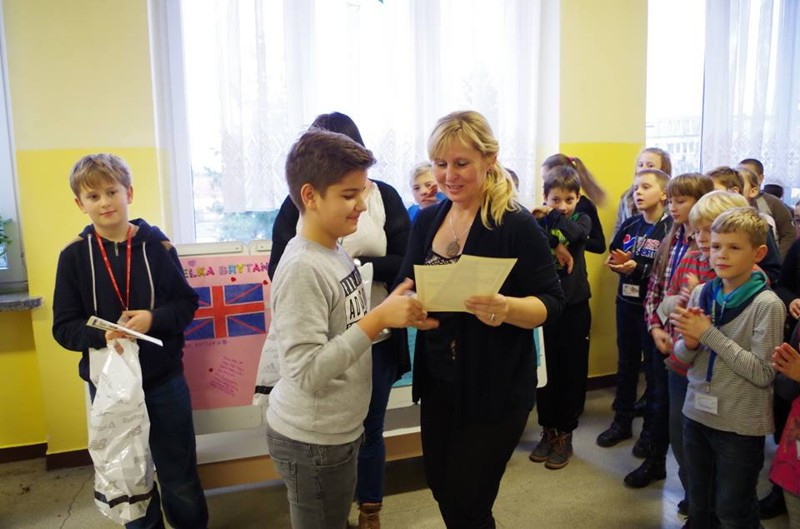 Wyróżnienie laureatów konkursów: z języka angielskiego oraz 