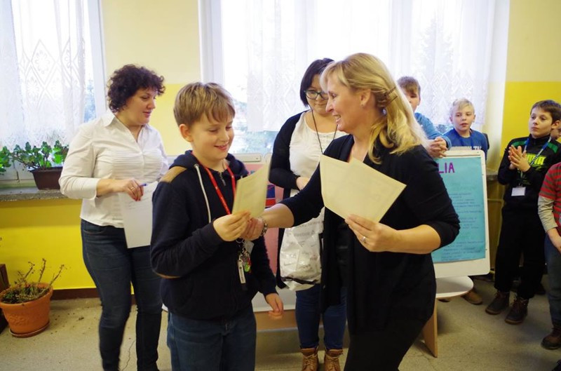 Wyróżnienie laureatów konkursów: z języka angielskiego oraz 