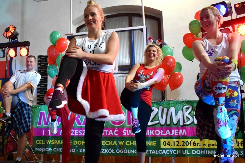 Wspaniały ZUMBA MARATOM na cel Domu Dziecka w Chełmnie