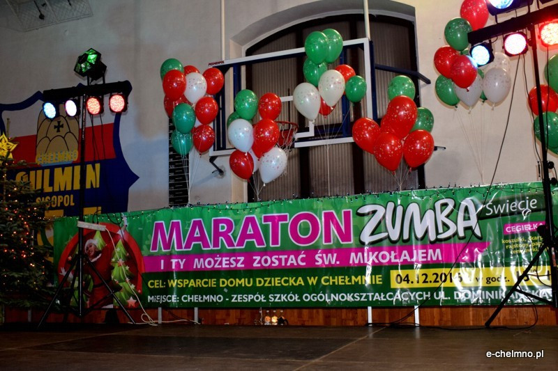 Wspaniały ZUMBA MARATOM na cel Domu Dziecka w Chełmnie