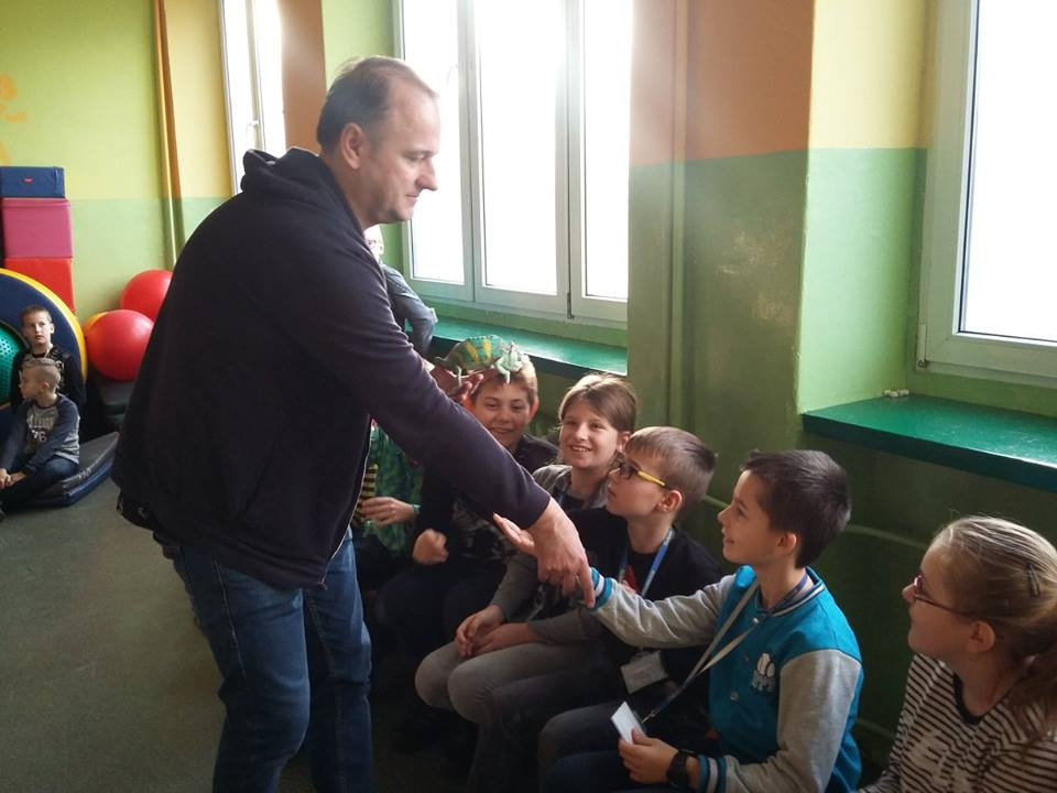 Pokazowa lekcja o zwierzętach egzotycznych w Szkole Podstawowej nr 4