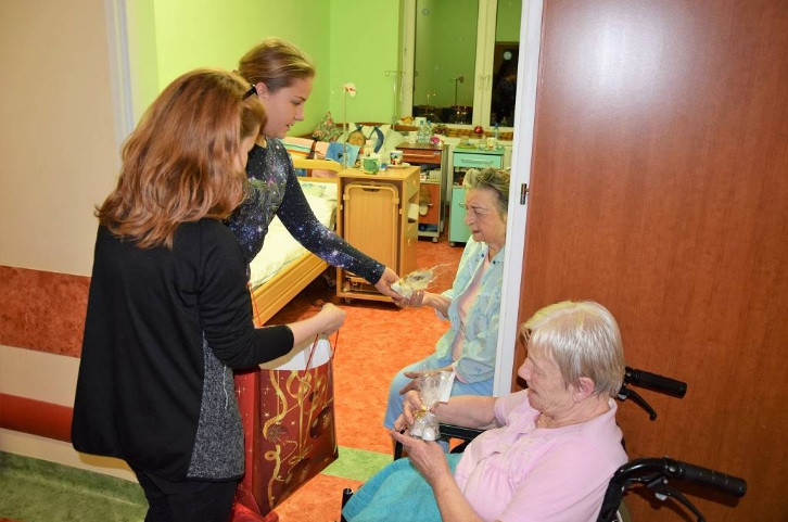 Grudniowa wizyta w Zakładzie Opiekuńczo-Leczniczym  w Chełmnie