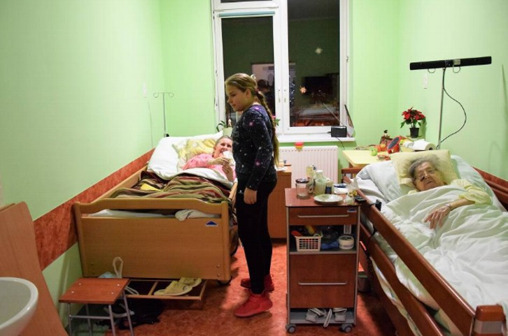 Grudniowa wizyta w Zakładzie Opiekuńczo-Leczniczym  w Chełmnie