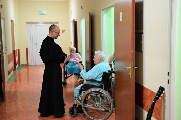 Grudniowa wizyta w Zakładzie Opiekuńczo-Leczniczym  w Chełmnie