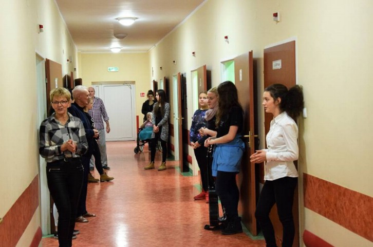 Grudniowa wizyta w Zakładzie Opiekuńczo-Leczniczym  w Chełmnie