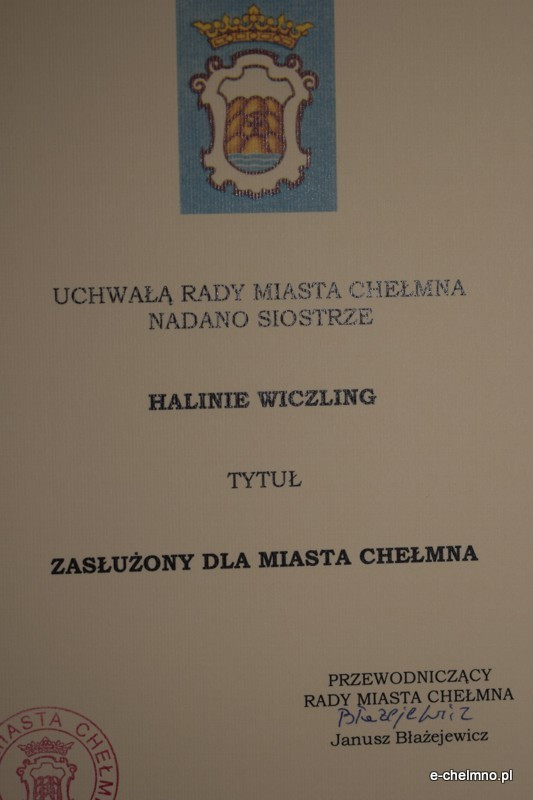 Honorowe wręczenie tytułów 