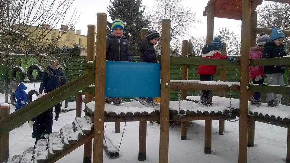 Akcja dokarmiania ptaków zimą w Niepublicznym Przedszkolu 