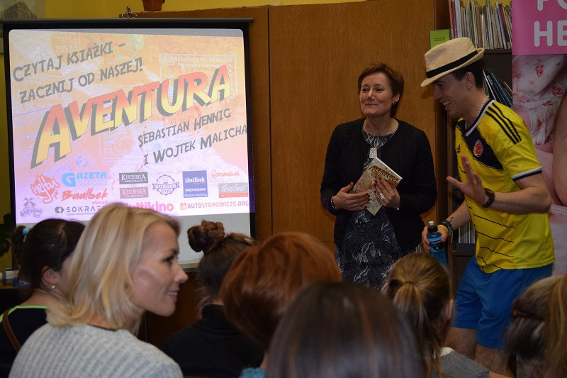 Młodzi podróżnicy, czyli spotkanie autorskie z Sebastianem Hennig i Wojciechem Malicha - twórcami książki 