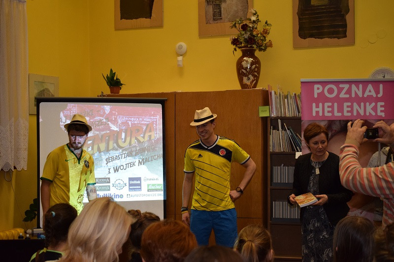 Młodzi podróżnicy, czyli spotkanie autorskie z Sebastianem Hennig i Wojciechem Malicha - twórcami książki 