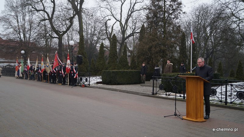 Uroczystość przy Grobie Nieznanego Żołnierza w Chełmnie