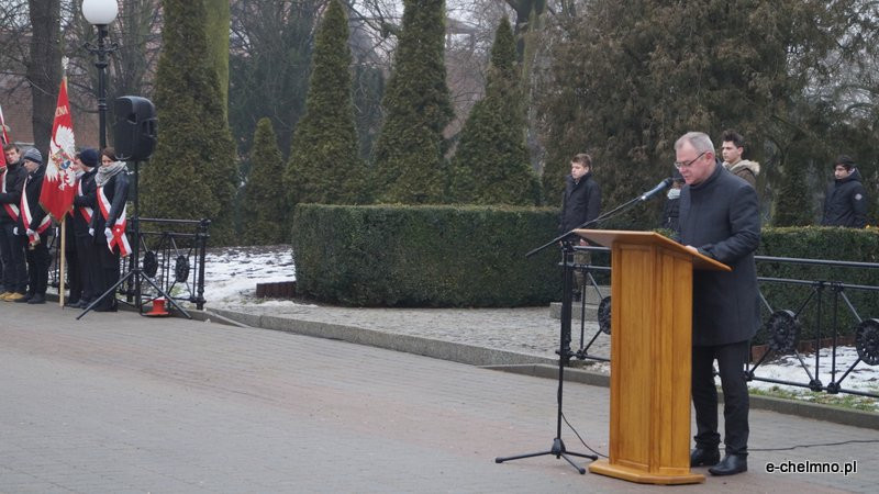 Uroczystość przy Grobie Nieznanego Żołnierza w Chełmnie