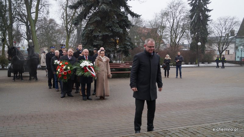Uroczystość przy Grobie Nieznanego Żołnierza w Chełmnie