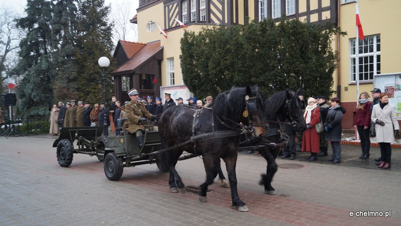 Uroczystość przy Grobie Nieznanego Żołnierza w Chełmnie