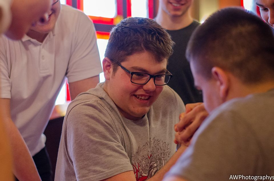 Zawody szkolne w siłowaniu na rękę w ZSO nr 1