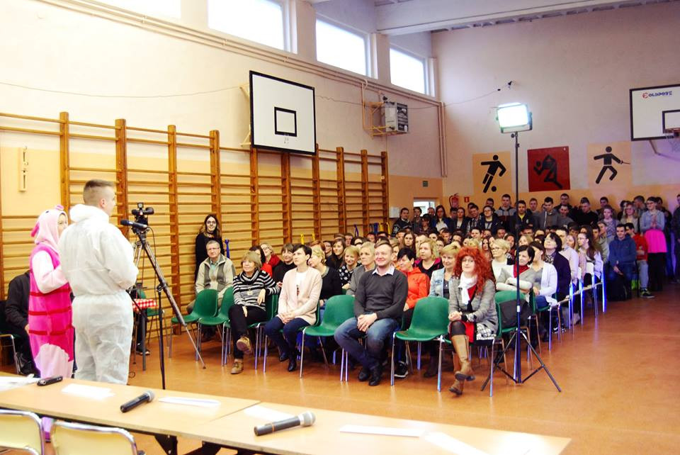 Żakinada w ZS CKP Grubno oraz Katolickim Liceum Księży Pallotynów w Chełmnie