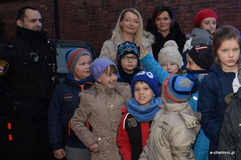 Przedstawiciele Straży Miejskiej w Szkole Podstawowej nr 2