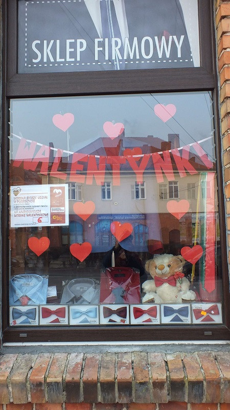 Prezentacja witryn biorących udział w plebiscycie na na najpiękniejszą witrynę Walentynkową 2017