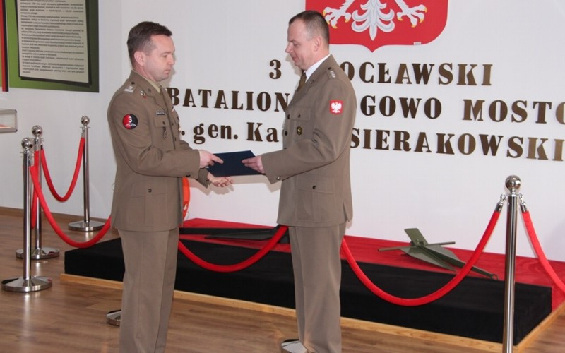 W minionym tygodniu 3 Włocławski Batalion Drogowo-Mostowy pożegnał kpt. Jacka Drozda