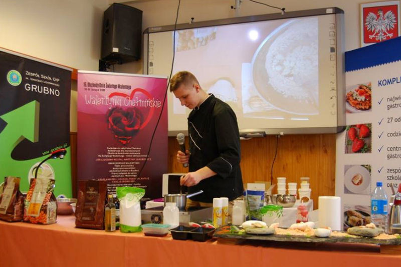 ?Alchemia i Amory w Kuchni? V Konkurs dla szkół gastronomicznych w Zespole Szkół Centrum Kształcenia Praktycznego w Grubnie