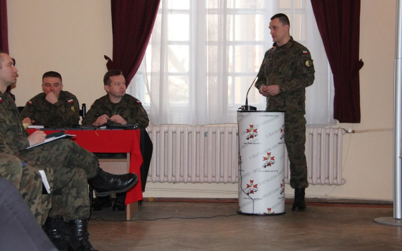Roczna odprawa rozliczeniowo-zadaniowa w 3. Włocławskim Batalionie Drogowo-Mostowym