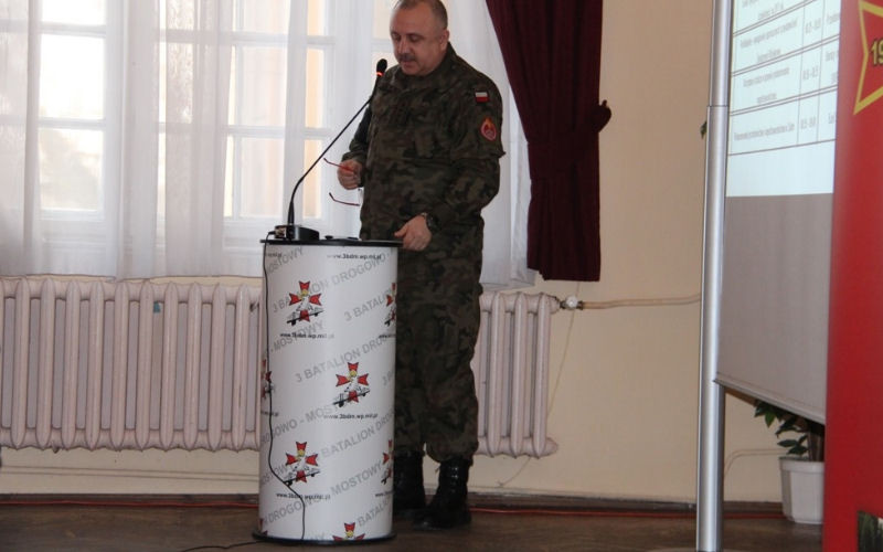 Roczna odprawa rozliczeniowo-zadaniowa w 3. Włocławskim Batalionie Drogowo-Mostowym