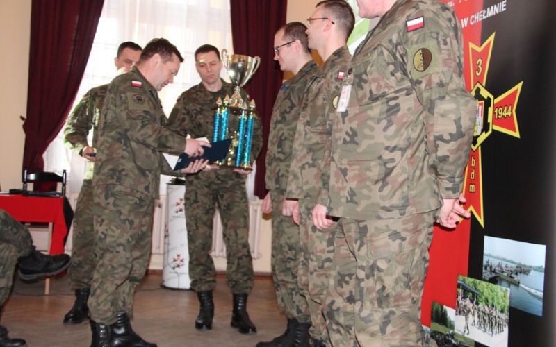 Roczna odprawa rozliczeniowo-zadaniowa w 3. Włocławskim Batalionie Drogowo-Mostowym