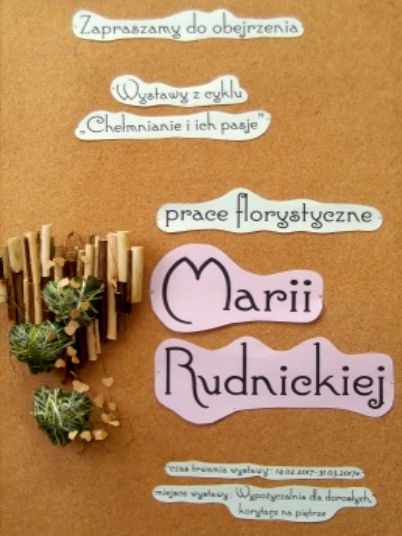 Wernisaż pasji florystycznych Marii Rudnickiej w Miejskiej Bibliotece Publicznej