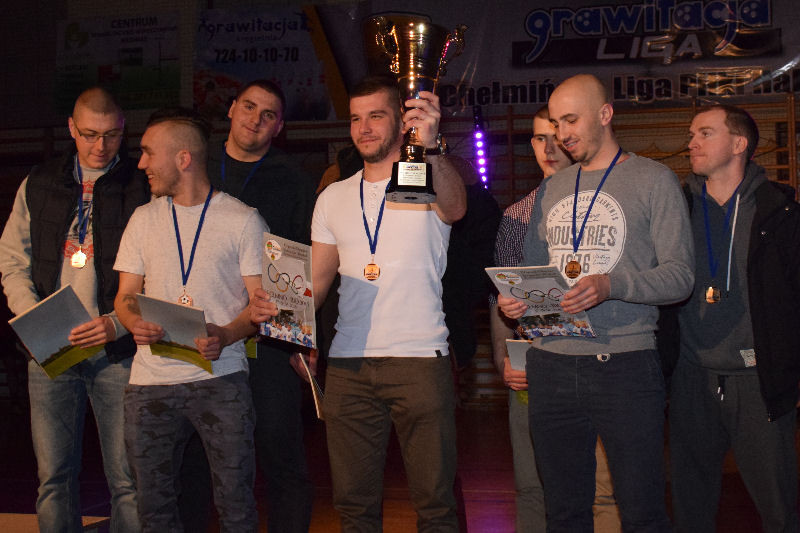 Fire Chełmno po raz 3 z rzędu Mistrzem V edycji Chełmińskiej Ligi Piłki Nożnej halowej ,,Grawitacja Liga' 2016/2017
