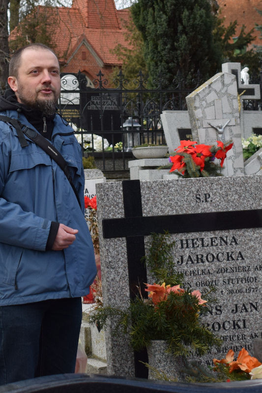 Hołd pamięci dla pochowanego w Chełmnie żołnierza wyklętego - Alfonsa Jana Jarockiego